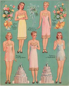 retro paper dolls