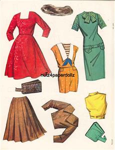 VINTAGE 1965 PATTY DUKE PAPER DOLL ~WHITMAN~ADORABLE LASER REPRO~ORIG SIZE UNCUT