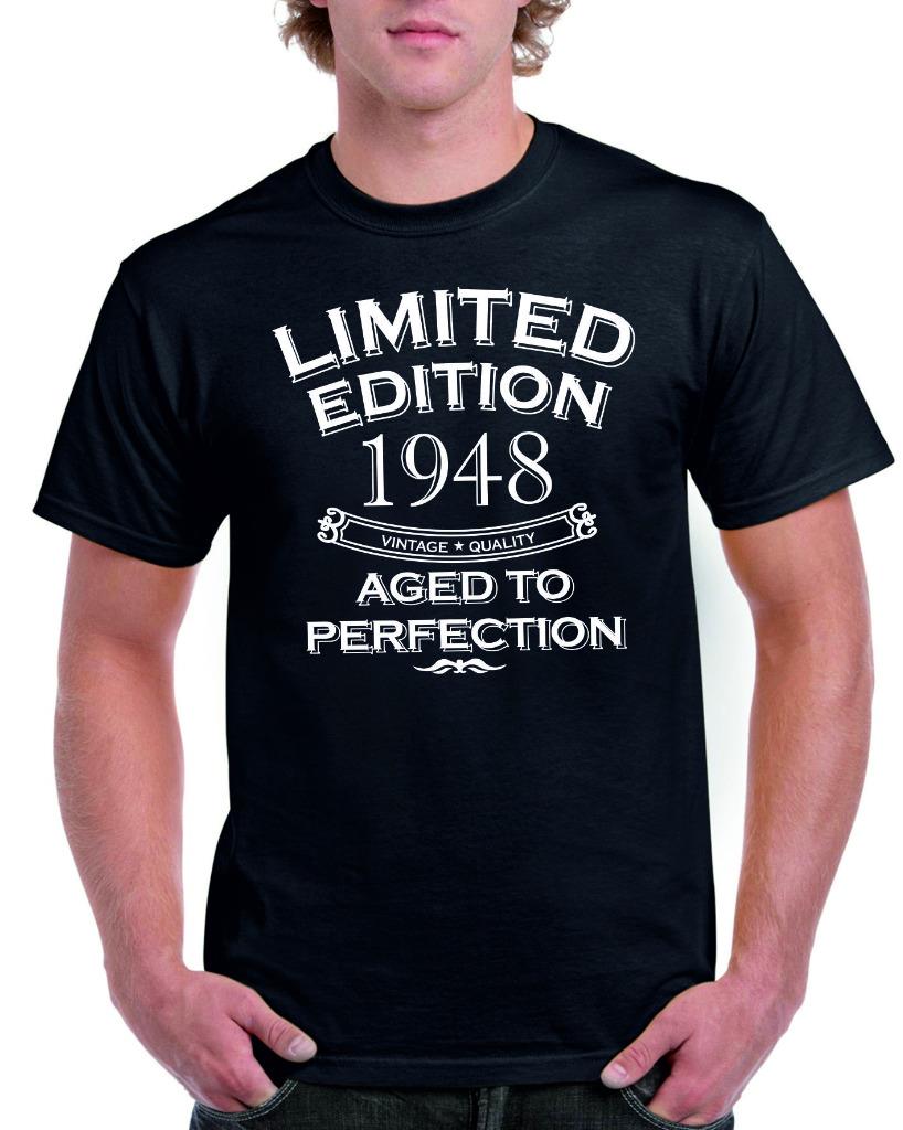 21st 30th 40th 50th 60th 70th 80th Unisex Funny T Shirts Aged To Perfection Top Ebay