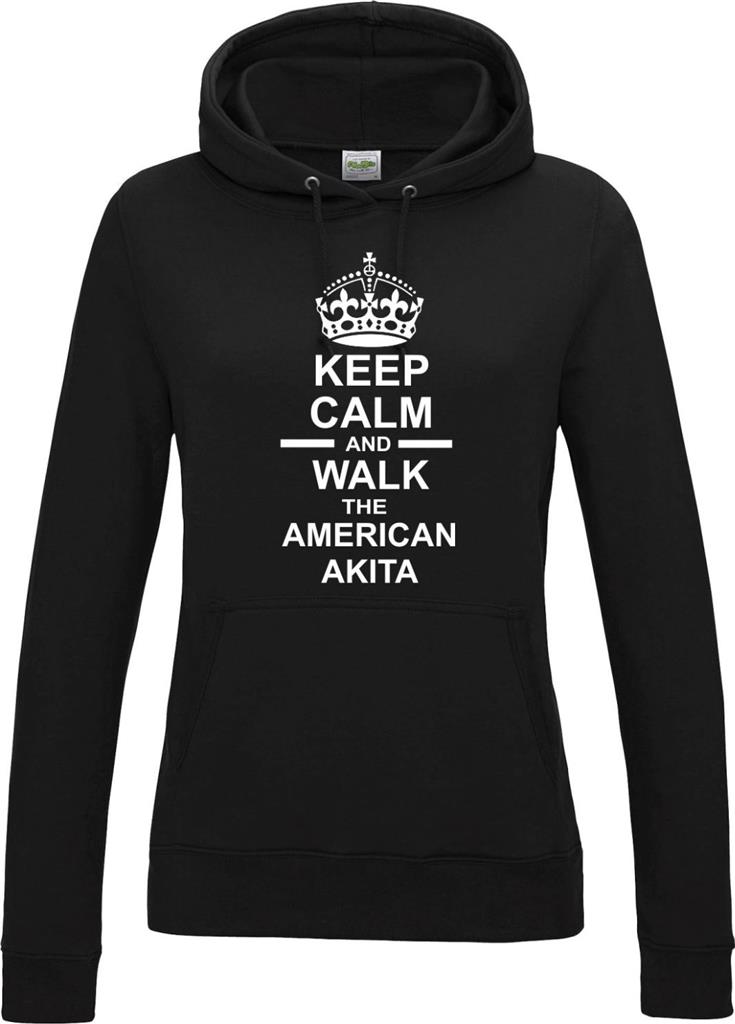 I Love My American Akita Dog Ladies Womens Hoody Hoodie Hooded Sweatshirt 