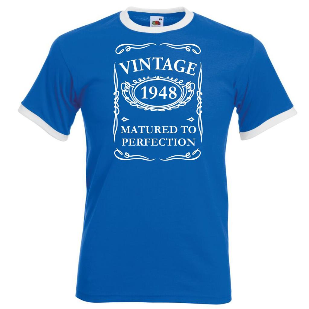 ALTRA Maglietta Personalizzata Divertente Ringer Compleanno Vintage Regali Maturi Regali