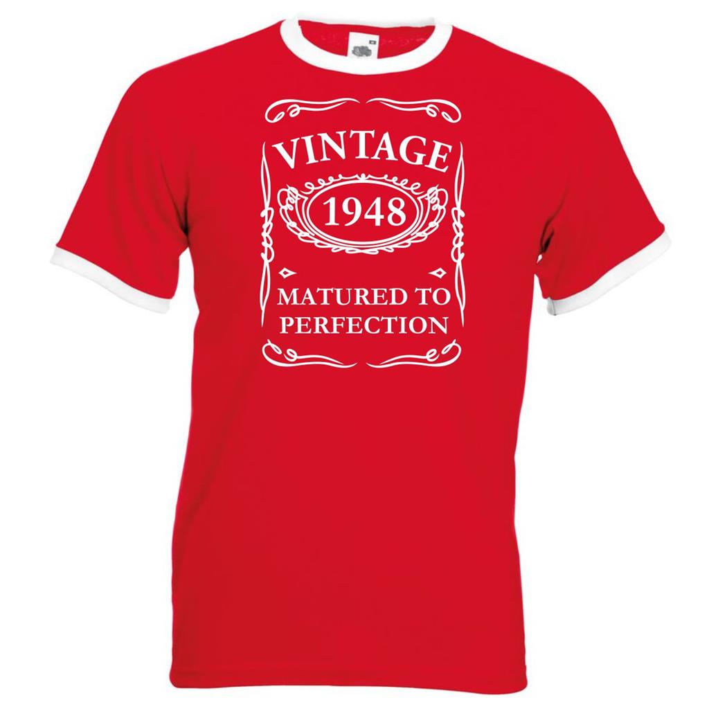 ALTRA Maglietta Personalizzata Divertente Ringer Compleanno Vintage Regali Maturi Regali