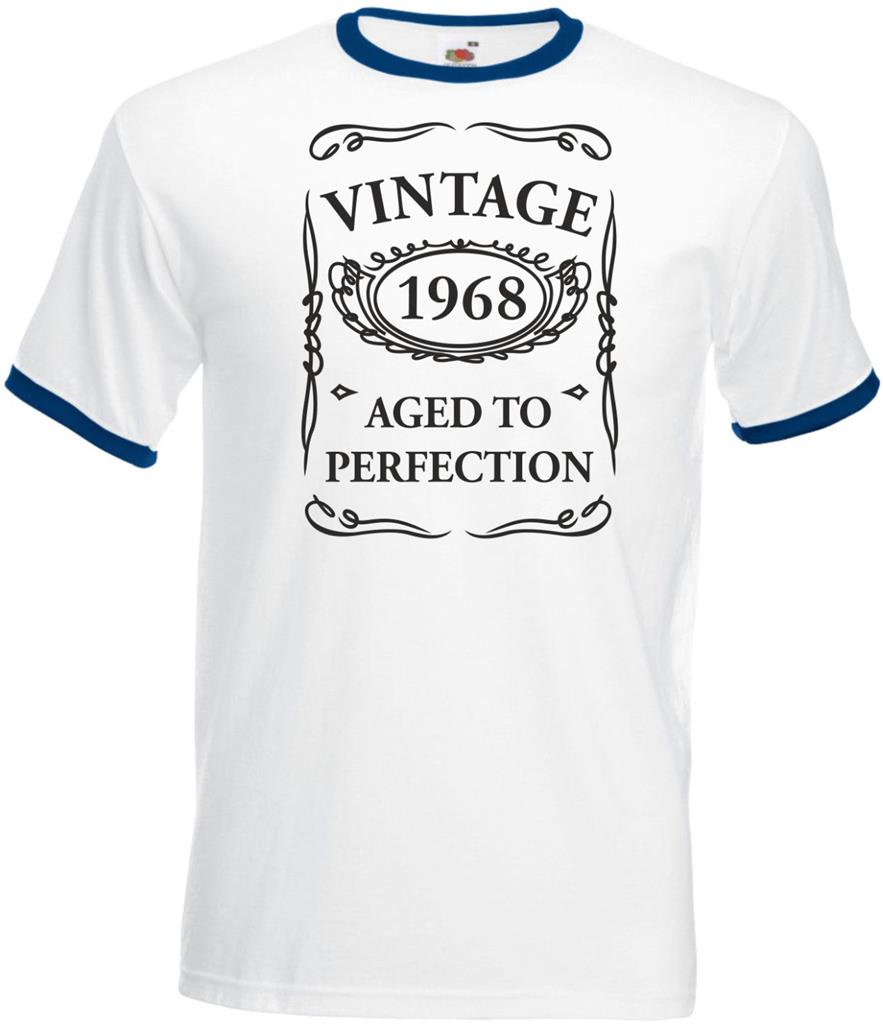 Mens Personalised Funny Ringer Birthday TShirt Vintage New Xmas Gifts ...