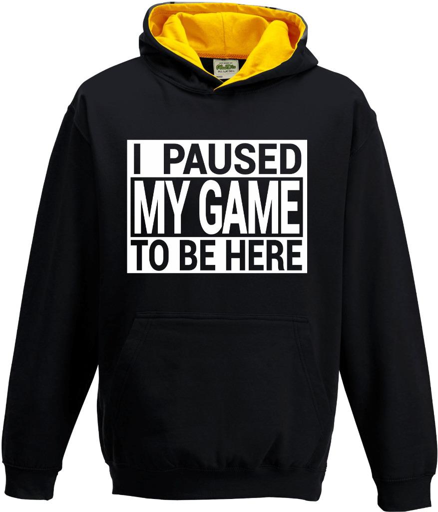 I paused my game to be here sweatshirt clearance