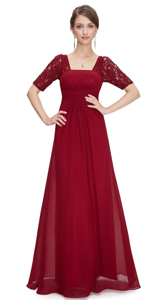 BNWT PENNY 20's Gatsby Cranberry Red Lace Maxi Prom Evening Cruise ...