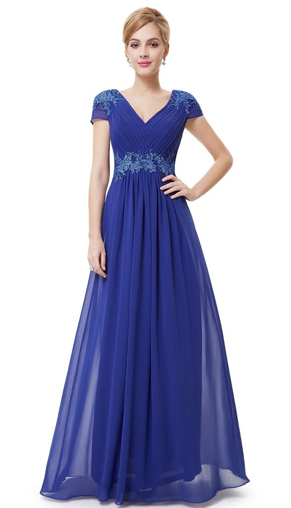 BREE Cobalt Blue Full Length Prom Evening Cruise Bridesmaid Dress UK ...
