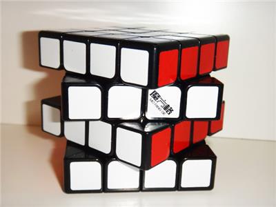 QiYi WuQue 4x4x4 Black MoFangGe Speed Cube Magic Cube Puzzle Toys Ship from USA