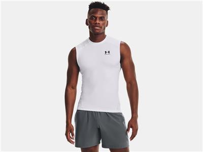 Under Armour Mens HeatGear Armour Compression Sleeveless Shirt