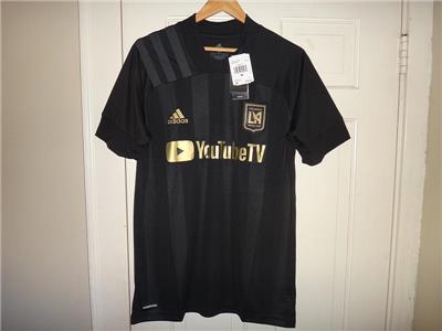NWT Adidas Men's Los Angeles FC LAFC 2020 MLS Replica Soccer