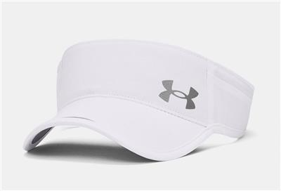 Under Armour Women's UA Launch Run Visor 1361543-100 White