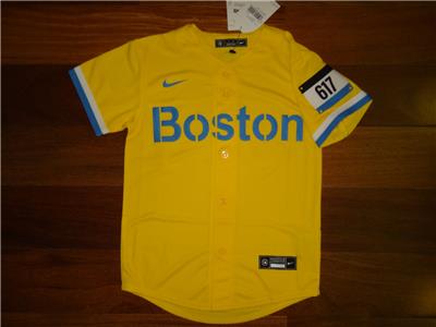 Youth David Ortiz #34 Boston Red Sox Nike Gold City Connect Player