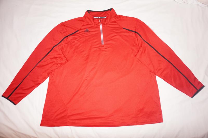 Adidas Mens Big & Tall Climalite Coaches 1/4 Zip Performance Pullover ...