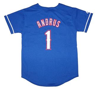 MLB レンジャーズ エルビス・アンドラス ユニフォーム ベースボールシャツ 860063797_tp.jpg