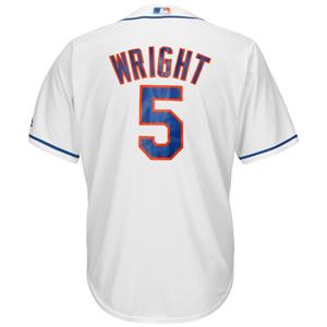 Men's New York Mets David Wright Majestic Alternate White