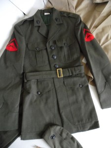 US Marine Corps Dress Green Uniform Jacket, Pants, Hat, Belt, 3 Shirts ...