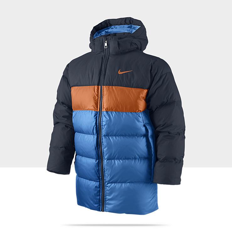 $160 Nike Boys Down Fill Thick Warm Winter Coat sz S 8-10 ~ L 12-13 yrs ...