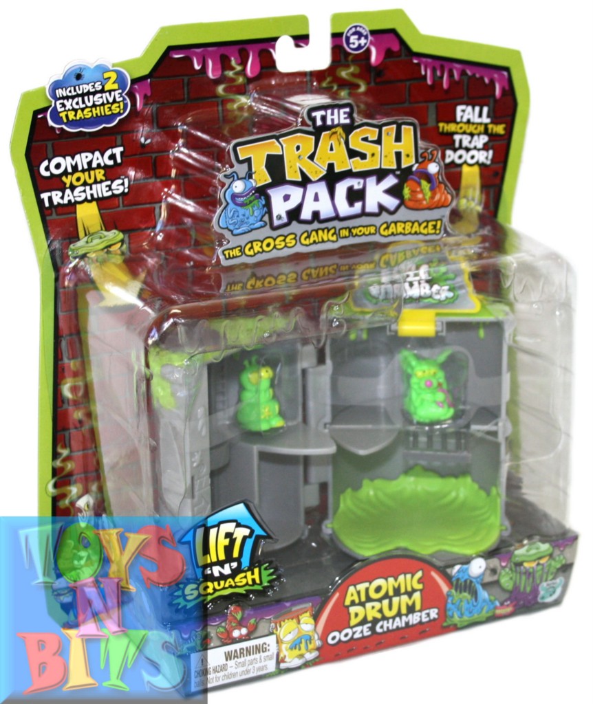 The Trash Pack ATOMIC DRUM OOZE CHAMBER 2 Trashies Mini Playset | eBay