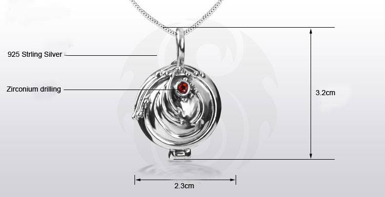 Vampire Diaries Schmuck Set - Elena Gilbert Halskette Mit Eisenkraut Medaillon & Ring Für Echte Fans