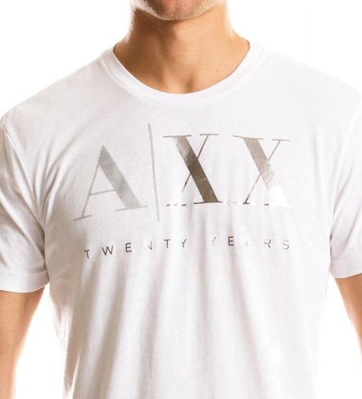 Armani Exchange A|X 20th T Shirt White NWT | eBay