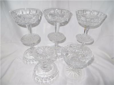 waterford dessert glasses