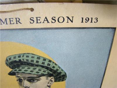 Large 1913 Advertising Sign PERLBERG Chicago Tailor ...