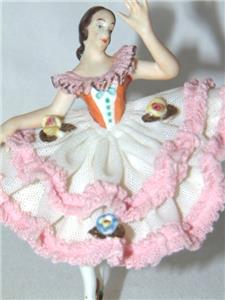 Vintage ALKA Porcelain BALLERINA Figurine, DRESDEN DEC. VENUS