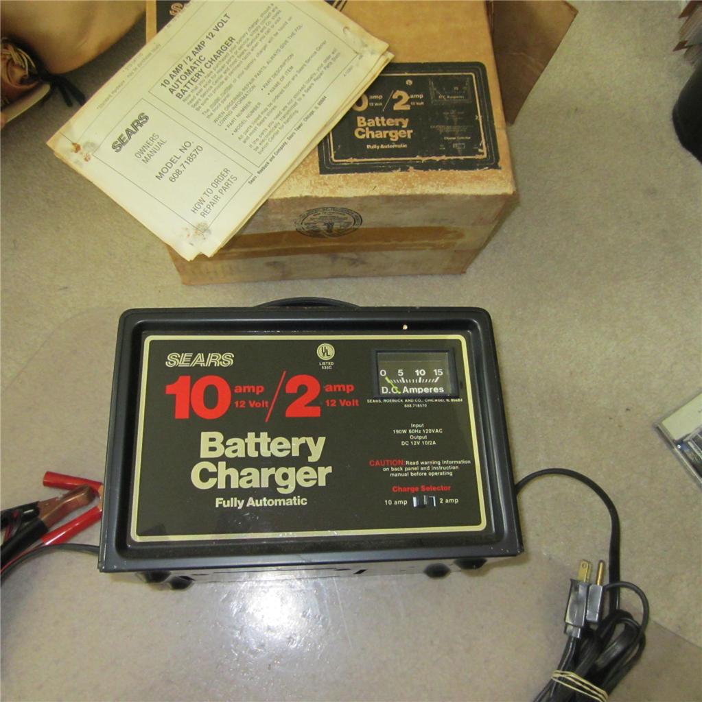 Sears 10 Amp Fully Automatic Battery Charger