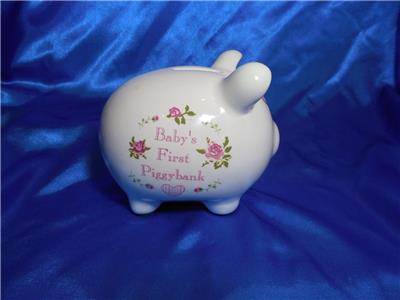 baby's first piggy bank