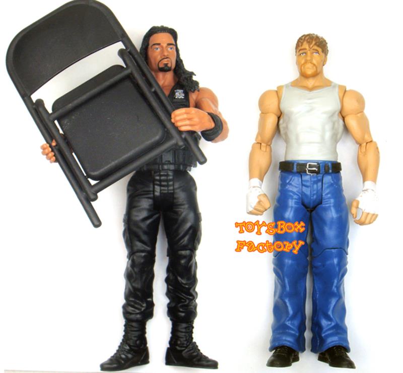 Details About Roman Reigns Dean Ambrose The Shield Wwe Wrestling Chair Action Figure Kid Toy