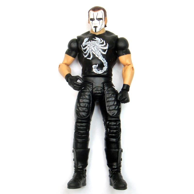 WWF WWE ECW Crow Sting with Champion Belt Wrestling Action