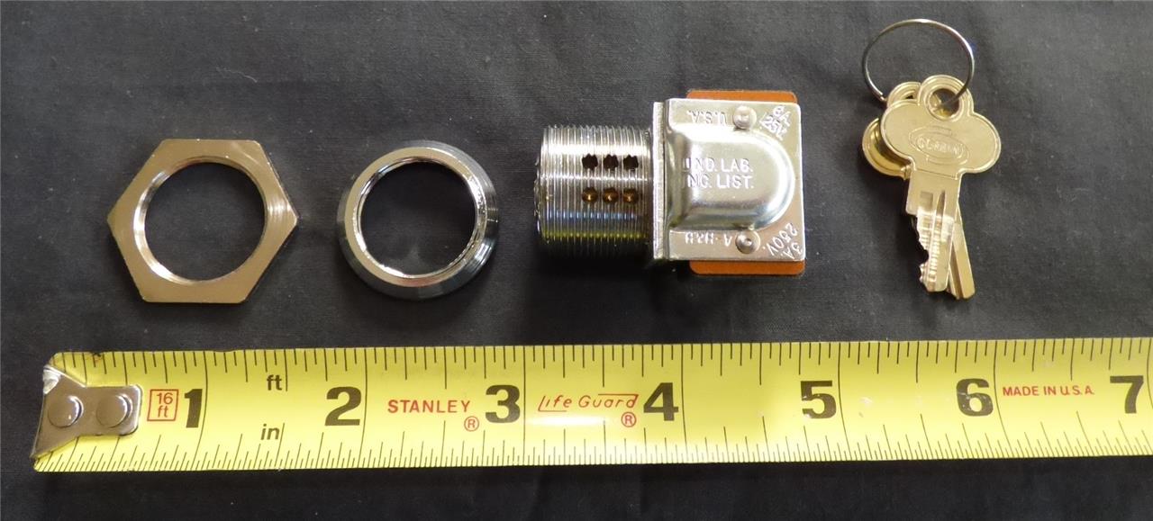 Heavy Duty DPDT Key Operated Switch Keyswitch New CCTV eBay