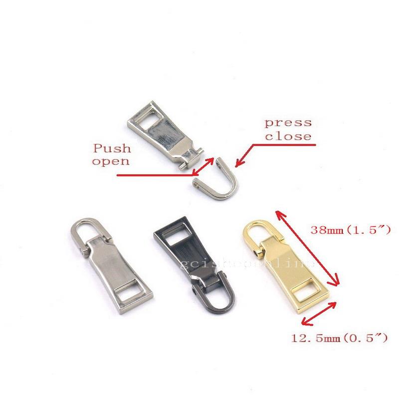5 Zipper Fixer Repair Pull Tab Instant Kit Pants Replacement