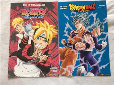 Dragon Ball Super Boruto Naruto 11 X17 D S Original Book Promo