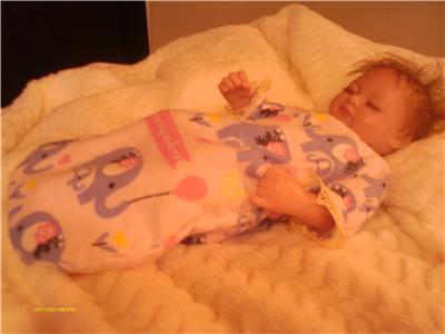 Reborn Doll Clothes Only Bunting Fits Size 10 12 Dolls Elephant