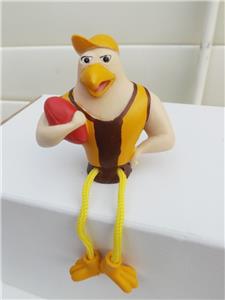 Afl The Hawks Hawthorn Shelf Sitter Mascot Ornament Figurine New Ebay